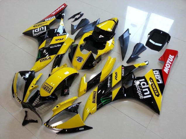 Cheap 2006-2007 Yellow Monster Lupi Yamaha YZF R6 Motorcycle Fairing Kits Cheap 2006-2007 Yellow Monster Lupi Yamaha YZF R6 Motorcycle Fairing Kits