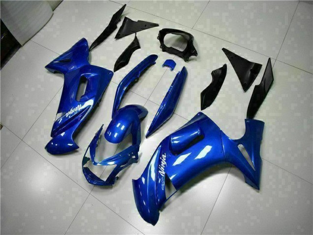 Cheap 2006-2008 Blue Kawasaki EX650 Motorcycle Fairings Cheap 2006-2008 Blue Kawasaki EX650 Motorcycle Fairings