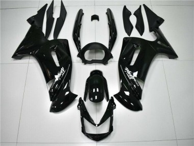 Cheap 2006-2008 Glossy Black Kawasaki EX650 Motorbike Fairings