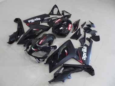 Cheap 2006-2011 Aprilia RS125 Motorcycle Fairings MF3832 - Black And Red Stripe