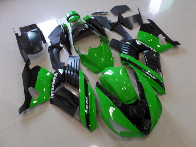 Cheap 2006-2011 Green and Black Kawasaki ZX14R ZZR1400 Bike Fairing Kit Cheap 2006-2011 Green and Black Kawasaki ZX14R ZZR1400 Bike Fairing Kit