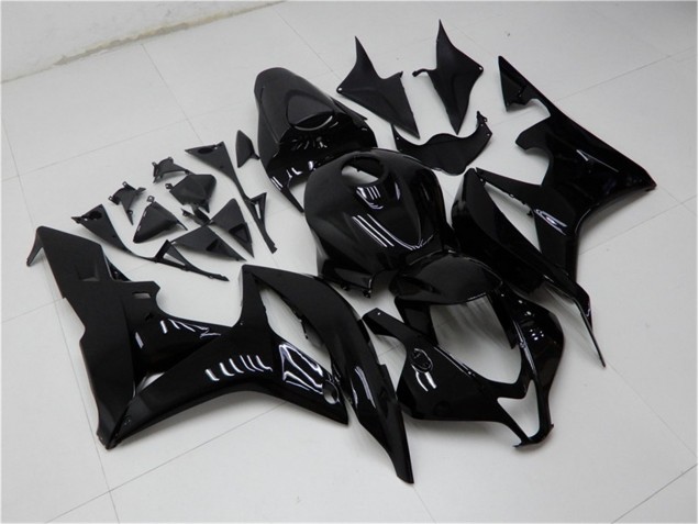 Cheap 2007-2008 Glossy Black Honda CBR600RR Bike Fairings Cheap 2007-2008 Glossy Black Honda CBR600RR Bike Fairings