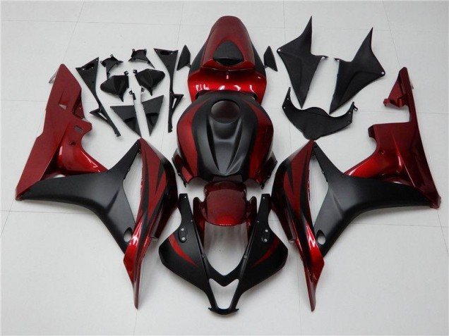 Cheap 2007-2008 Red Black Honda CBR600RR Bike Fairing Cheap 2007-2008 Red Black Honda CBR600RR Bike Fairing