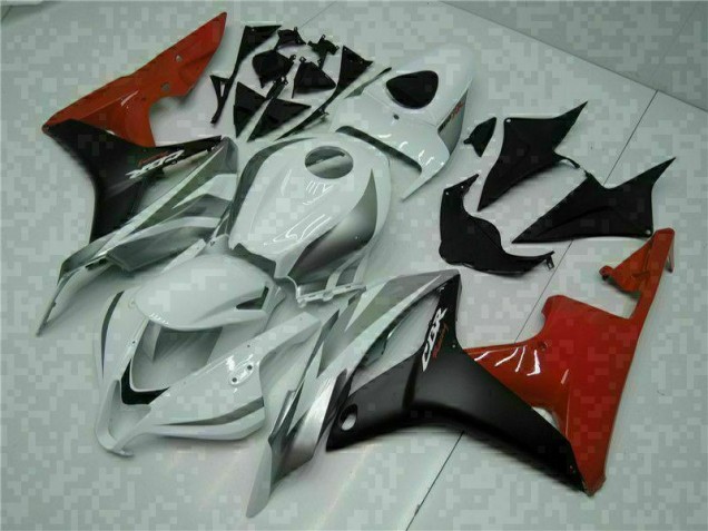 Cheap 2007-2008 White Black Red Honda CBR600RR Bike Fairings Cheap 2007-2008 White Black Red Honda CBR600RR Bike Fairings