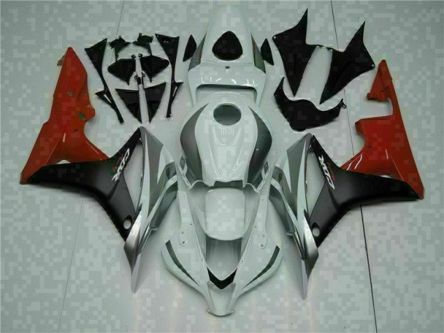 Cheap 2007-2008 White Black Red Honda CBR600RR Bike Fairings Cheap 2007-2008 White Black Red Honda CBR600RR Bike Fairings