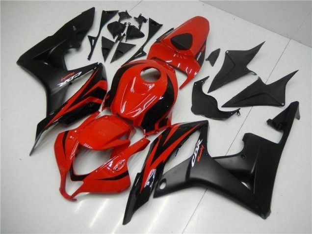 Cheap 2007-2008 Black Red Honda CBR600RR Motor Bike Fairings Cheap 2007-2008 Black Red Honda CBR600RR Motor Bike Fairings