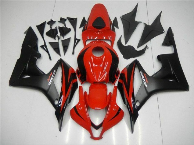 Cheap 2007-2008 Black Red Honda CBR600RR Motor Bike Fairings Cheap 2007-2008 Black Red Honda CBR600RR Motor Bike Fairings