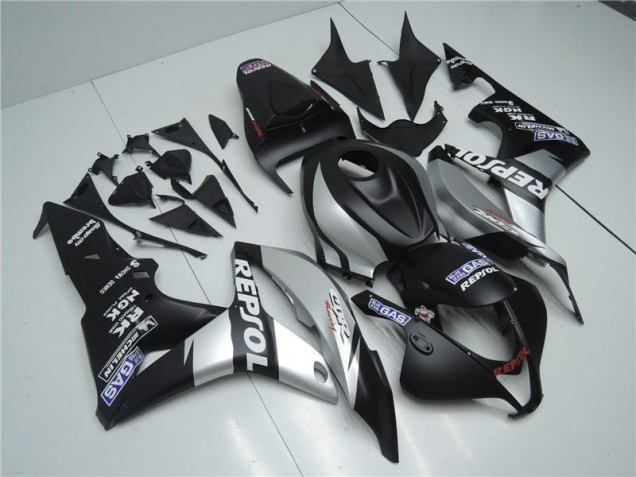 Cheap 2007-2008 Silver Repsol Black Honda CBR600RR Bike Fairings Cheap 2007-2008 Silver Repsol Black Honda CBR600RR Bike Fairings
