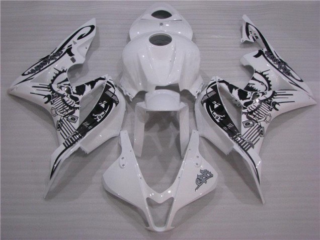 Cheap 2007-2008 Black White Honda CBR600RR Replacement Motorcycle Fairings Cheap 2007-2008 Black White Honda CBR600RR Replacement Motorcycle Fairings