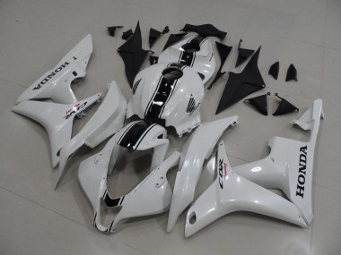 Cheap 2007-2008 Pearl White with Black Stripe Honda CBR600RR Bike Fairings