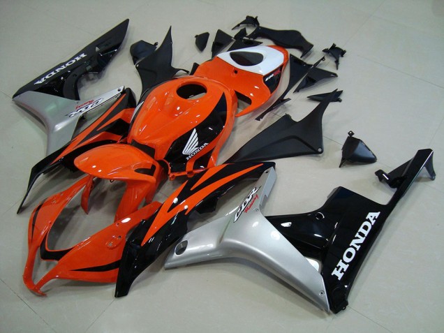 Cheap 2007-2008 Orange Silver Black Honda CBR600RR Motorcyle Fairings Cheap 2007-2008 Orange Silver Black Honda CBR600RR Motorcyle Fairings