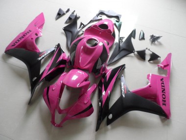 Cheap 2007-2008 Pink Black Honda CBR600RR Motorbike Fairings