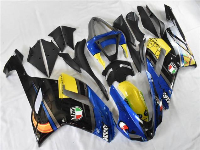 Cheap 2007-2008 Blue Shark Kawasaki ZX6R Replacement Motorcycle Fairings Cheap 2007-2008 Blue Shark Kawasaki ZX6R Replacement Motorcycle Fairings