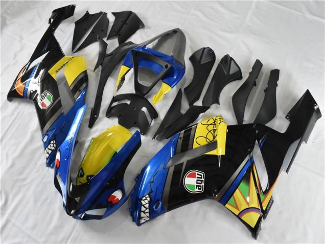 Cheap 2007-2008 Blue Shark Kawasaki ZX6R Replacement Motorcycle Fairings Cheap 2007-2008 Blue Shark Kawasaki ZX6R Replacement Motorcycle Fairings