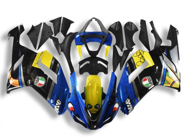 Cheap 2007-2008 Blue Shark Kawasaki ZX6R Replacement Motorcycle Fairings Cheap 2007-2008 Blue Shark Kawasaki ZX6R Replacement Motorcycle Fairings