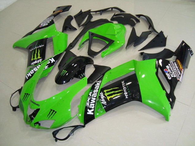 Cheap 2007-2008 Monster Green Kawasaki ZX6R Motorcycle Replacement Fairings Cheap 2007-2008 Monster Green Kawasaki ZX6R Motorcycle Replacement Fairings