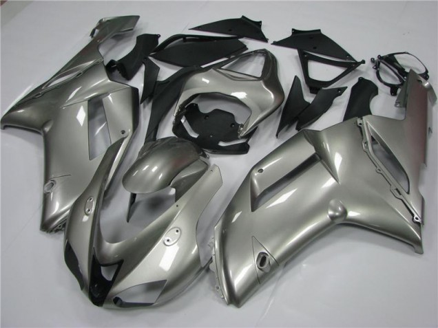 Cheap 2007-2008 Grey Kawasaki ZX6R Moto Fairings Cheap 2007-2008 Grey Kawasaki ZX6R Moto Fairings