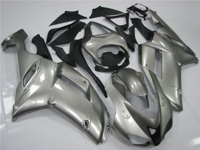 Cheap 2007-2008 Grey Kawasaki ZX6R Moto Fairings Cheap 2007-2008 Grey Kawasaki ZX6R Moto Fairings