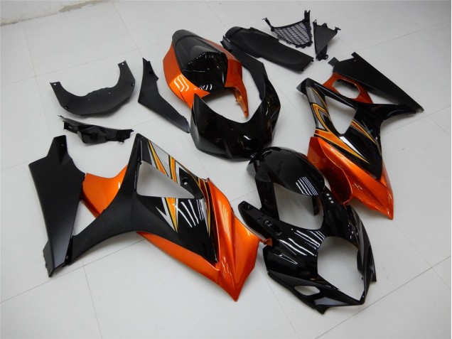 Cheap 2007-2008 Orange Black Suzuki GSXR 1000 K7 Motor Fairings Cheap 2007-2008 Orange Black Suzuki GSXR 1000 K7 Motor Fairings
