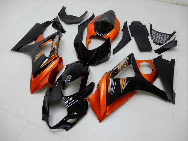 Cheap 2007-2008 Orange Black Suzuki GSXR 1000 K7 Motor Fairings Cheap 2007-2008 Orange Black Suzuki GSXR 1000 K7 Motor Fairings