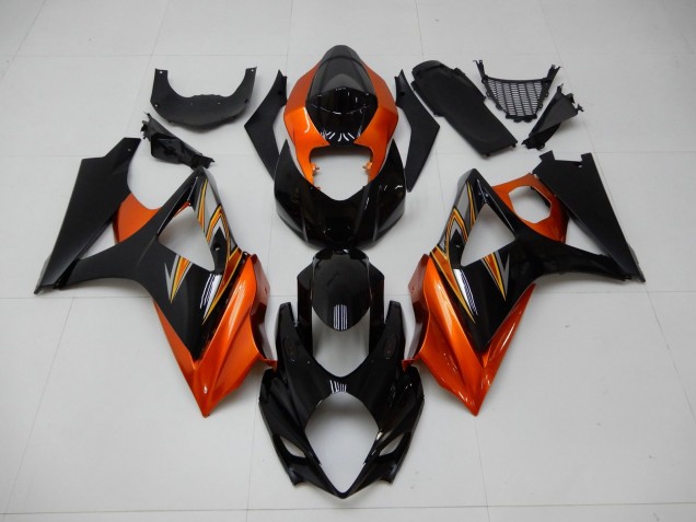 Cheap 2007-2008 Orange Black Suzuki GSXR 1000 K7 Motor Fairings Cheap 2007-2008 Orange Black Suzuki GSXR 1000 K7 Motor Fairings