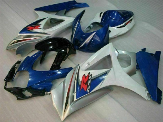 Cheap 2007-2008 Blue White Suzuki GSXR 1000 K7 Bike Fairings Cheap 2007-2008 Blue White Suzuki GSXR 1000 K7 Bike Fairings