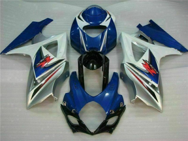 Cheap 2007-2008 Blue White Suzuki GSXR 1000 K7 Bike Fairings Cheap 2007-2008 Blue White Suzuki GSXR 1000 K7 Bike Fairings