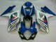 Cheap 2007-2008 Blue White Suzuki GSXR 1000 K7 Bike Fairings Cheap 2007-2008 Blue White Suzuki GSXR 1000 K7 Bike Fairings