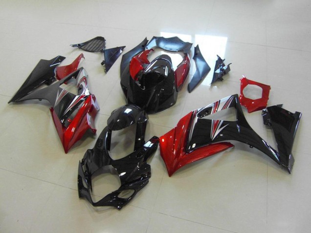 Cheap 2007-2008 Red Black No Sticker Suzuki GSXR 1000 K7 Motorbike Fairings Cheap 2007-2008 Red Black No Sticker Suzuki GSXR 1000 K7 Motorbike Fairings