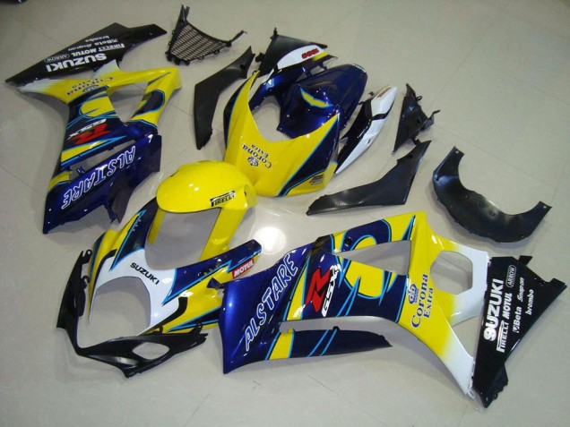 Cheap 2007-2008 Yellow Corona Suzuki GSXR 1000 K7 Bike Fairing Kit Cheap 2007-2008 Yellow Corona Suzuki GSXR 1000 K7 Bike Fairing Kit