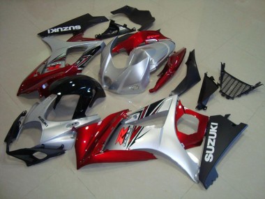 Cheap 2007-2008 Red Black Silver Suzuki GSXR 1000 K7 Motorcycle Replacement Fairings