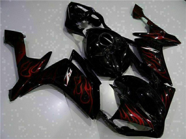 Cheap 2007-2008 Black Yamaha YZF R1 Motorcylce Fairings Cheap 2007-2008 Black Yamaha YZF R1 Motorcylce Fairings