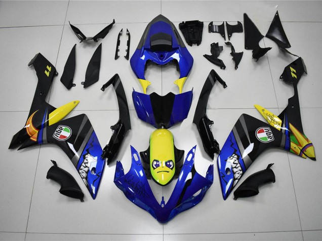 Cheap 2007-2008 Blue Shark Yamaha YZF R1 Motorcycle Fairing Kit Cheap 2007-2008 Blue Shark Yamaha YZF R1 Motorcycle Fairing Kit