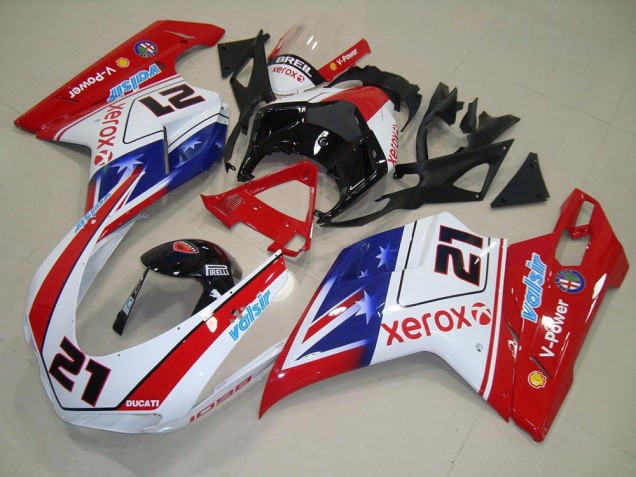 Cheap 2007-2014 Xerox 21 Ducati 848 1098 1198 Moto Fairings Cheap 2007-2014 Xerox 21 Ducati 848 1098 1198 Moto Fairings
