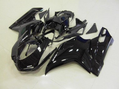 Cheap 2007-2014 Glossy Black Ducati 848 1098 1198 Motorcycle Fairings