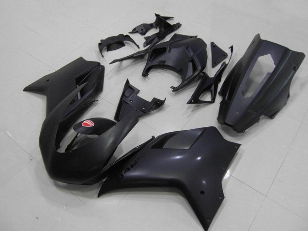 Cheap 2007-2014 Matte Black Racing Verision Ducati 848 1098 1198 Bike Fairings Cheap 2007-2014 Matte Black Racing Verision Ducati 848 1098 1198 Bike Fairings