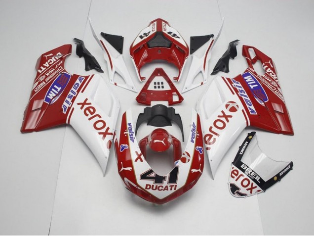 Cheap 2007-2014 OEM Style Xerox with 41 Ducati 848 1098 1198 Motorcyle Fairings Cheap 2007-2014 OEM Style Xerox with 41 Ducati 848 1098 1198 Motorcyle Fairings