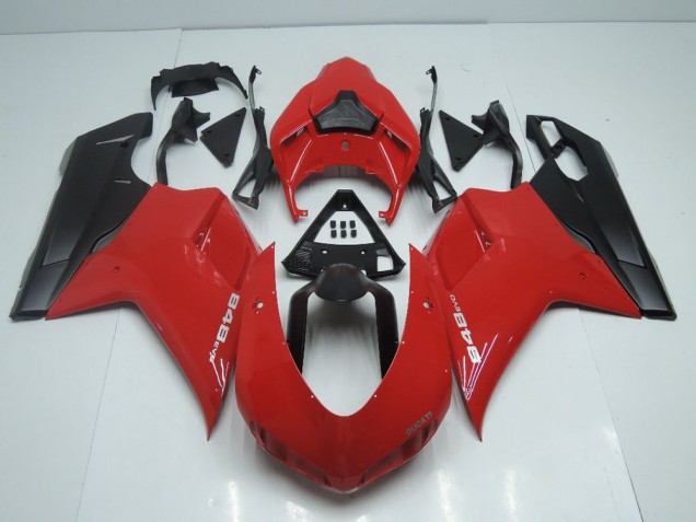 Cheap 2007-2014 OEM Style Red with Matte Black Side Ducati 848 1098 1198 Motor Bike Fairings Cheap 2007-2014 OEM Style Red with Matte Black Side Ducati 848 1098 1198 Motor Bike Fairings