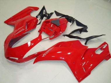 Cheap 2007-2012 Ducati 848 1098 1198 Motorcycle Fairings MF4040 - Red Original