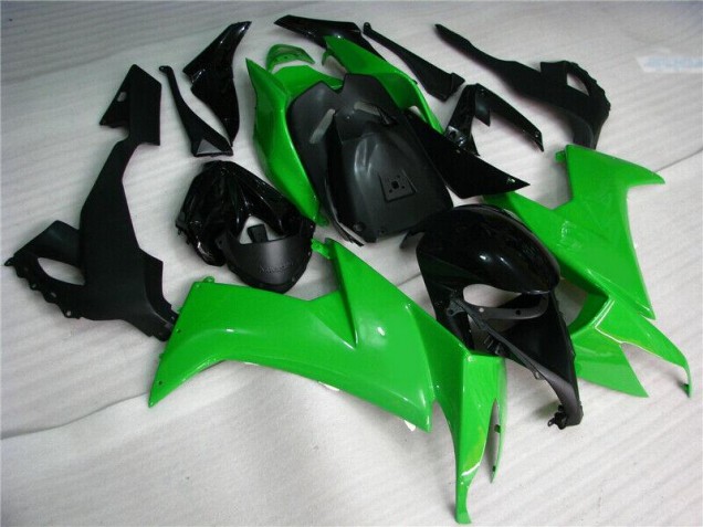 Cheap 2008-2010 Green Black Kawasaki ZX10R Replacement Motorcycle Fairings Cheap 2008-2010 Green Black Kawasaki ZX10R Replacement Motorcycle Fairings