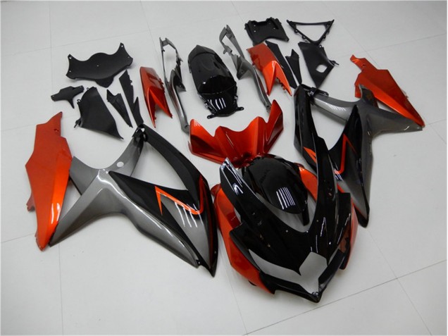 Cheap 2008-2010 Black Orange Grey Suzuki GSXR 600/750 Motorbike Fairing Kits Cheap 2008-2010 Black Orange Grey Suzuki GSXR 600/750 Motorbike Fairing Kits