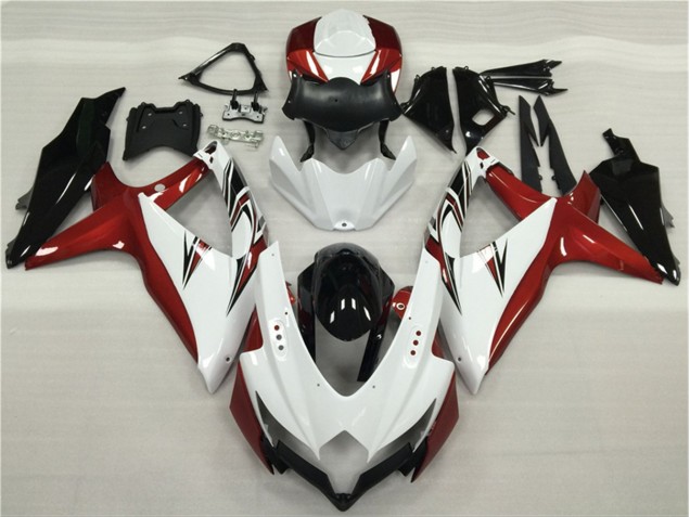 Cheap 2008-2010 White Red Black Suzuki GSXR 600/750 Motor Fairings Cheap 2008-2010 White Red Black Suzuki GSXR 600/750 Motor Fairings