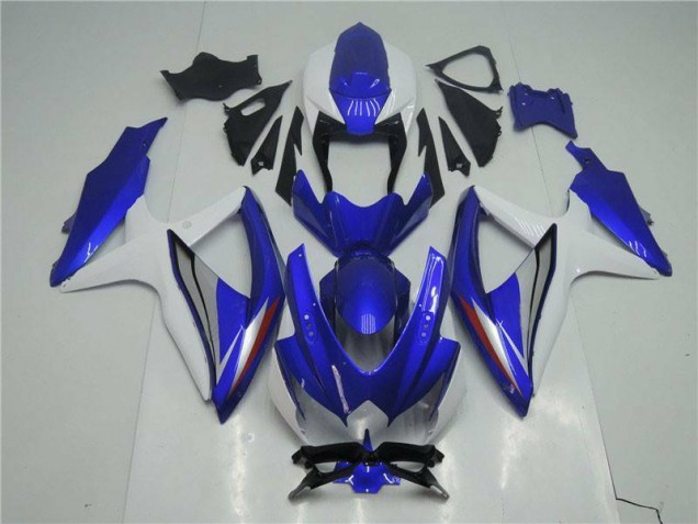 Cheap 2008-2010 Blue White Suzuki GSXR 600/750 Motorcylce Fairings Cheap 2008-2010 Blue White Suzuki GSXR 600/750 Motorcylce Fairings