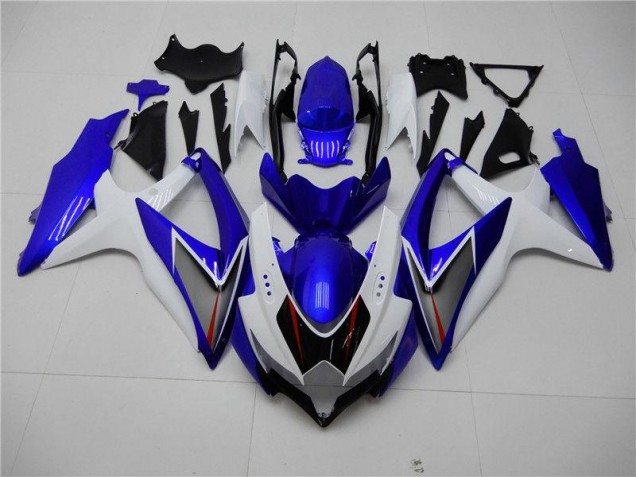Cheap 2008-2010 White Blue Suzuki GSXR 600/750 Motorbike Fairings Cheap 2008-2010 White Blue Suzuki GSXR 600/750 Motorbike Fairings