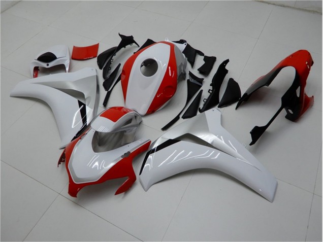 Cheap 2008-2011 White Red Honda CBR1000RR Motorcylce Fairings