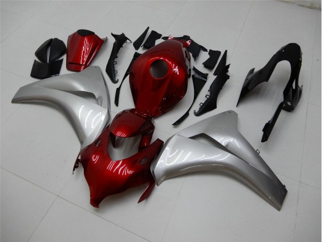 Cheap 2008-2011 Red Silver Honda CBR1000RR Motorbike Fairings Cheap 2008-2011 Red Silver Honda CBR1000RR Motorbike Fairings