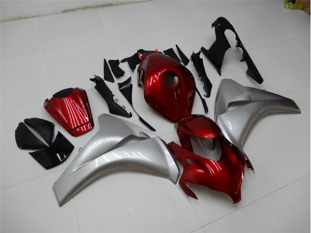 Cheap 2008-2011 Red Silver Honda CBR1000RR Motorbike Fairings Cheap 2008-2011 Red Silver Honda CBR1000RR Motorbike Fairings