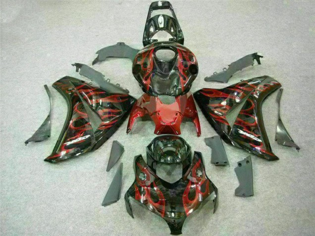 Cheap 2008-2011 Red Flame Honda CBR1000RR Motorbike Fairing