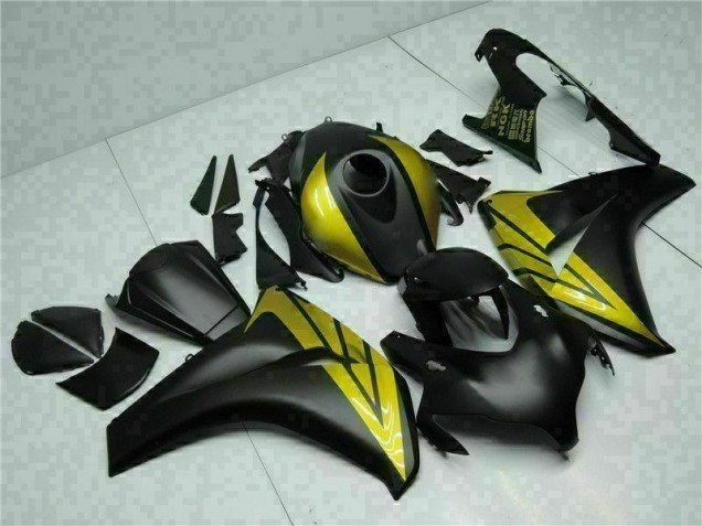 Cheap 2008-2011 Black Gold Honda CBR1000RR Replacement Motorcycle Fairings