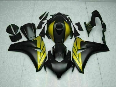 Cheap 2008-2011 Black Gold Honda CBR1000RR Replacement Motorcycle Fairings